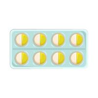 Illustration of pill vector