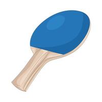 ilustración de mesa tenis raqueta vector