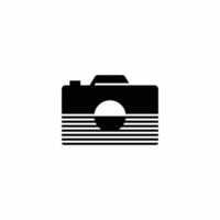 Camera logo. Camera illustration, icon, symbol, clipart design. Editable camera flat design. vector