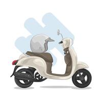 Illustration of scooter vector