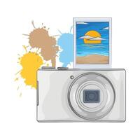 Illustration of camera vector