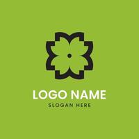 Lotus flower logo design inspiration, flower icon. vector