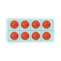 Illustration of pill vector