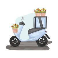 Illustration of scooter vector