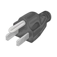 Illustration of jack connector vector