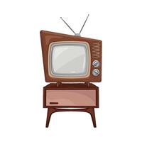 ilustración de antiguo televisión vector