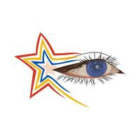 Illustration of beautiful eye vector