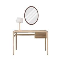 Illustration of dressing table vector