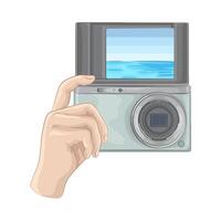 Illustration of camera vector