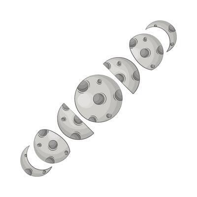 Illustration of moon
