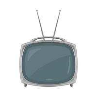 ilustración de antiguo televisión vector