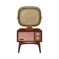 Illustration of old television vector