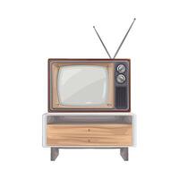 ilustración de antiguo televisión vector