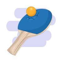 Illustration of table tennis vector