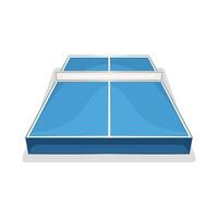 Illustration of table tennis court vector