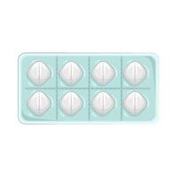 Illustration of pill vector