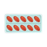 Illustration of pill vector