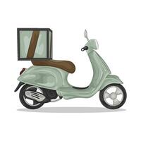 Illustration of scooter vector