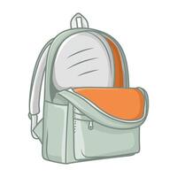 Illustration of backpack vector