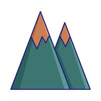 Illustration of mountain vector