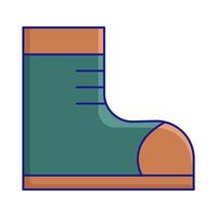 Illustration of hiking boot vector