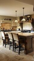 Bespoke kitchen design, country house and cottage interior design, English countryside style renovation and home decor photo