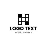 a black and white logo for a company vector