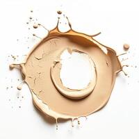 maquillaje Fundación textura como circulo forma diseño, belleza producto y productos cosméticos, maquillaje sonrojo sombra polvo como resumen lujo cosmético antecedentes foto