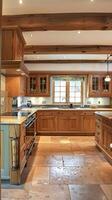 Bespoke kitchen design, country house and cottage interior design, English countryside style renovation and home decor photo