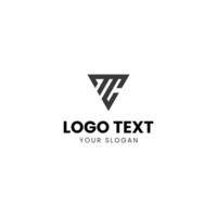 a logo for a company that is made up of a triangle vector