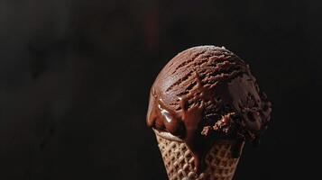 Ice cream commercial, macro food texture background photo
