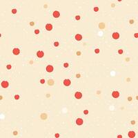 Seamless pattern, tileable festive polka dot country style print for dotted wallpaper, holiday wrapping paper, scrapbook, dots fabric and product design photo