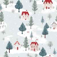 Seamless pattern, tileable Christmas holiday country dots print, English countryside cottage for wallpaper, wrapping paper, scrapbook, fabric and product design photo