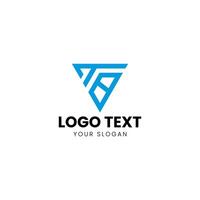 un triángulo logo diseño para un empresa vector