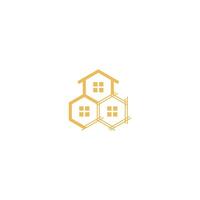 a logo for a company that sells honeycomb houses vector