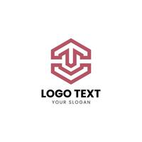 a logo design for a company that uses the letter u vector