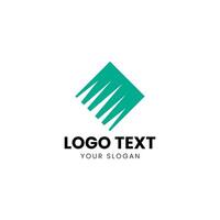 a logo for a company that is made up of green squares vector