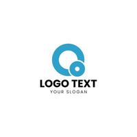 a logo for a company that is blue and white vector