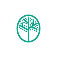 a green tree logo on a white background vector