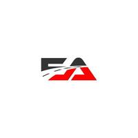 a logo for a company that is called faa vector
