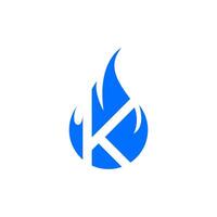 K logo with White Background for Your Business vector