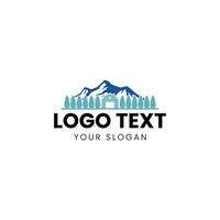 logo design for a mountain lodge vector