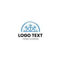 a logo design for a company that is blue and white vector