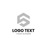 un logo diseño para un empresa ese usos el letra s vector