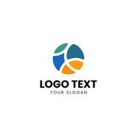 a logo design for a company that is made up of circles vector