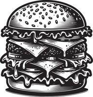 Burger icon Illustration vector