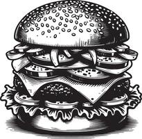 Burger icon Illustration vector