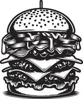 Burger icon Illustration vector