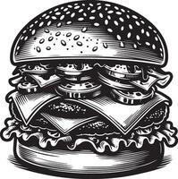 Burger icon Illustration vector