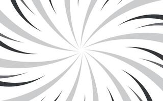 Comic book and manga speed lines background. Manga speed frame, Super Hero action, explosion background. Black and white illustration vector